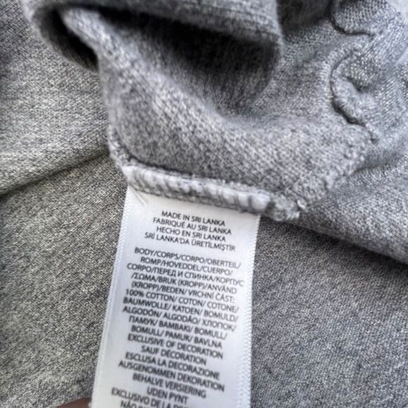 Polo Ralph Lauren Polo Shirt Mens XL Gray Custom Slim Fit Big Pony 3 Rugby Style - Picture 8 of 10